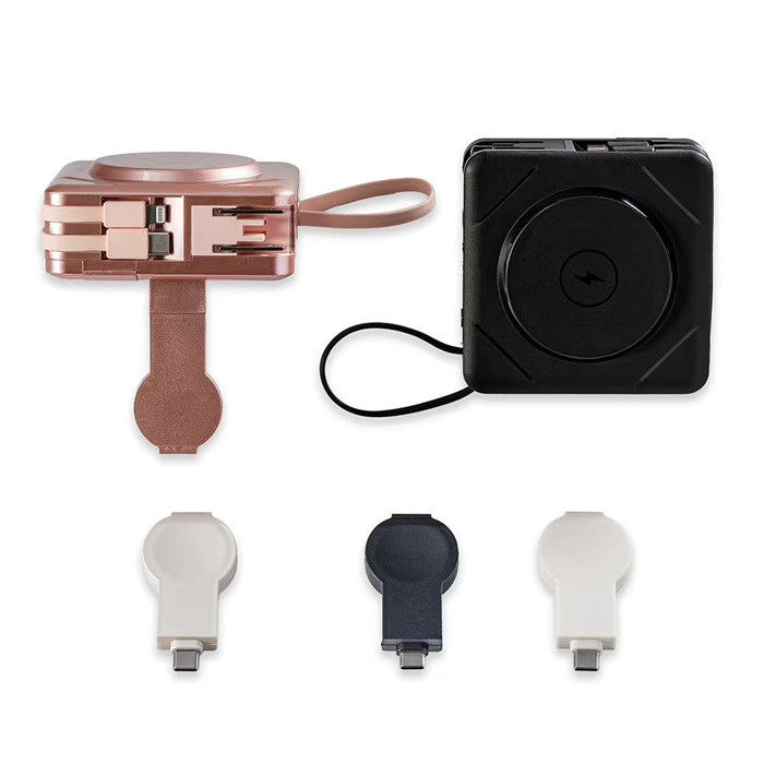 Upgrade wireless power bank charger with watch charging